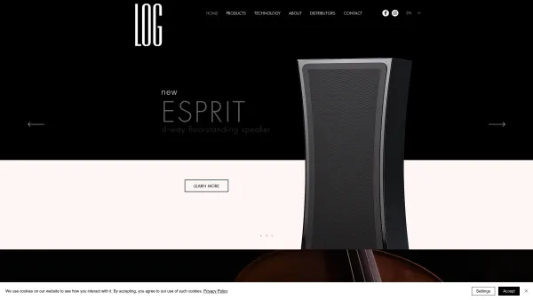Website Screenshot: LOG Audio - High-End Audio | LOG Audio | Austria - Date: 2023-06-14 10:43:33