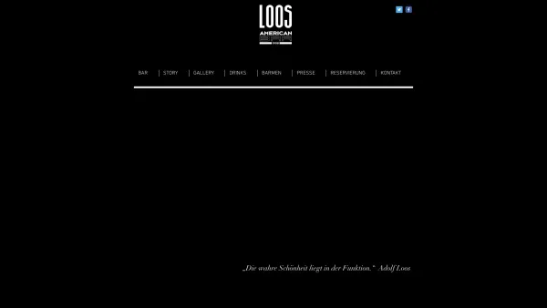 Website Screenshot: Loosbar Wien - HOME | loosbar - Date: 2023-06-14 10:43:36