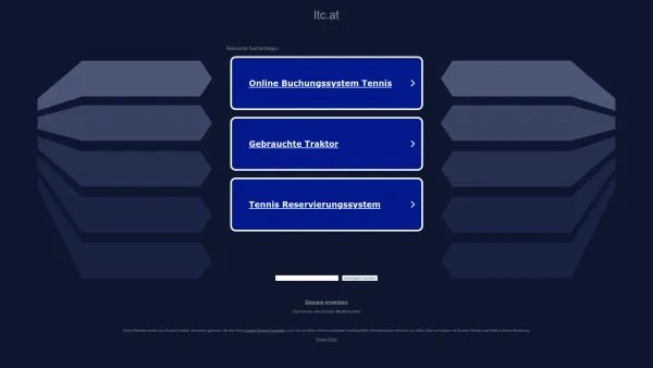 Website Screenshot: L+T Computerhandels GmbH - ltc.at - Diese Website steht zum Verkauf! - Informationen zum Thema ltc. - Date: 2023-06-23 12:06:15