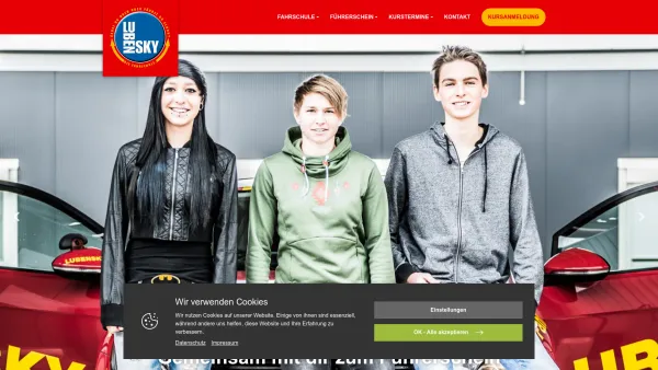 Website Screenshot: Fahrschulen Lubensky Leoben / Liezen / Admont - Home - Fahrschule Lubensky - Date: 2023-06-23 12:06:15