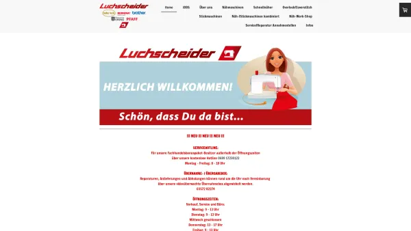 Website Screenshot: Martin Luchscheider KEG - Aktuell lagernde Maschinen - schnell zugreifen - Luchscheider Online-Shop - Date: 2023-06-23 12:06:15