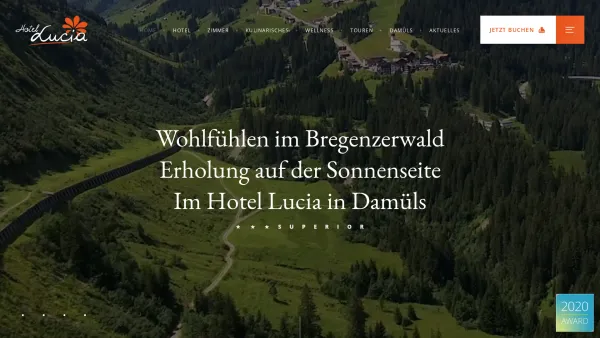 Website Screenshot: Hotel Lucia - Hotel Lucia in Damüls - Date: 2023-06-23 12:06:15