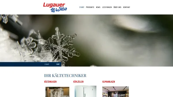 Website Screenshot: Lugauer Kälte - Lugauer Kälte - Ihr Kältetechniker - Date: 2023-06-23 12:06:18