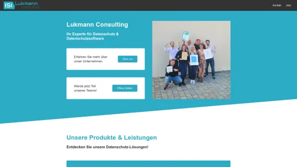 Website Screenshot: Lukmann Consulting GmbH - Lukmann Consulting GmbH - Date: 2023-06-23 12:06:18