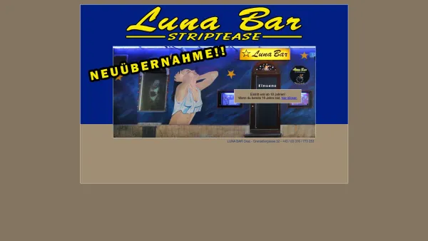 Website Screenshot: Maximilian Luna Bar - Luna Bar Graz - Dein Nightclub - Date: 2023-06-23 12:06:18