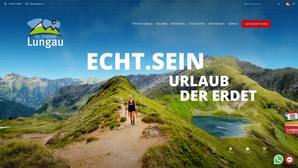 Website Screenshot: Ferienregion Salzburger Lungau - Urlaub im Salzburger Lungau | Offizielle lungau.at - Date: 2023-06-26 10:26:31