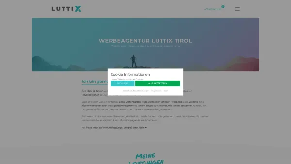 Website Screenshot: luttix - Werbeagentur luttix | Volders - Webdesign aus Tirol - Date: 2023-06-14 10:37:04