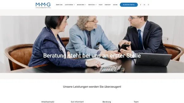 Website Screenshot: M§M Wirtschaftstreuhänder Steuerberatung - MMG SteuerBeratung – Steuerberater in Wien - Date: 2023-06-23 12:06:20