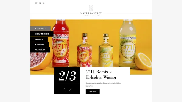 Website Screenshot: Mäurer Wirtz - Professionelle Parfümherstellung – mit Mäurer & Wirtz: Professionelle Parfümherstellung – mit Mäurer & Wirtz - Date: 2023-06-23 12:06:20