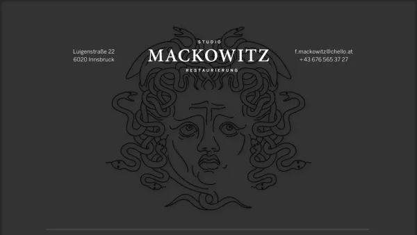 Website Screenshot: Studio Mackowitz Restaurierungen demnächst wieder online - Date: 2023-06-23 12:06:21