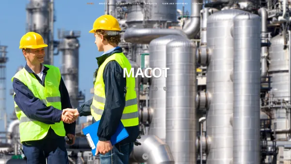 Website Screenshot: MACOT-Management Contracting Trading-GmbH - MACOT GmbH - Date: 2023-06-23 12:06:21