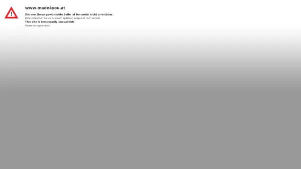 Website Screenshot: ROBERT HABERHAUER made4you KLEIDUNG NACH MASS - Host Europe GmbH – www.made4you.at - Date: 2023-06-23 12:06:21