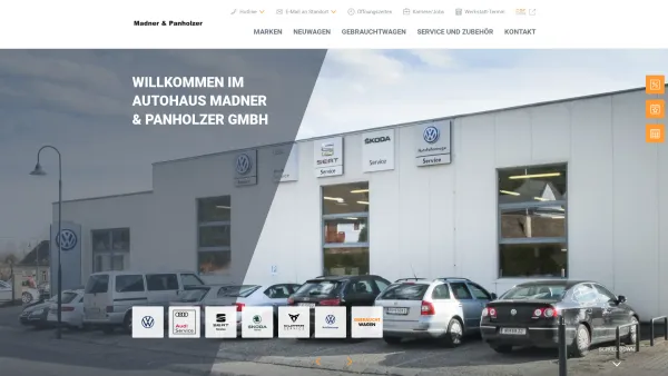 Website Screenshot: Michael Autohaus Madner VW VWLNF AUDI SKODA GEBRAUCHTWAGEN - Madner & Panholzer GmbH - Date: 2023-06-14 10:43:39