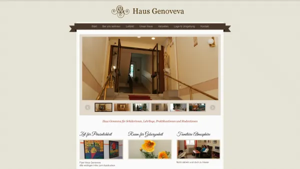 Website Screenshot: Heim St Genoveva f Schülerinnen u Lehrlinge d Schwestern HeSt. Genoveva - Haus Genoveva - Date: 2023-06-23 12:06:23