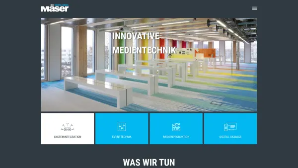 Website Screenshot: BEI MÄSER DIGITAL MEDIA - Mäser digital media GmbH & Co KG - Date: 2023-06-23 12:06:23