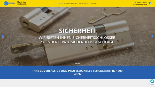Website Screenshot: magickey - Zuverlässige und professionelle Schlosserei in 1200 Wien - Date: 2023-06-15 16:02:34