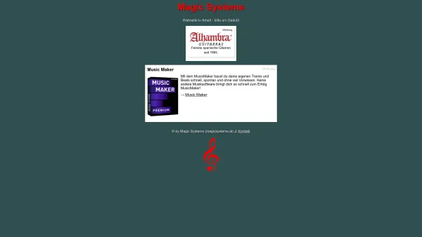 Website Screenshot: Magic Systems Austria Index0 - Magic Systems - Date: 2023-06-23 12:06:23
