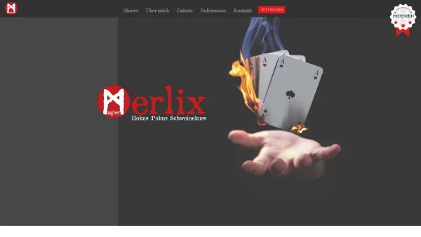 Website Screenshot: Magier Merlix - Home | Merlix - Date: 2023-06-23 12:06:23
