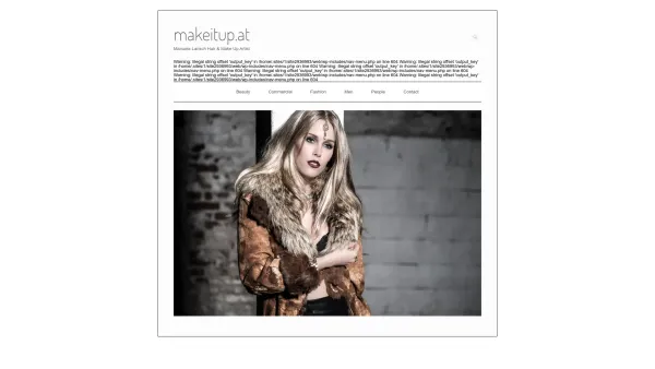 Website Screenshot: MakeItUp Professional MakeUp & Hairstyling - makeitup.at | Manuela Larisch Hair & Make Up Artist - Date: 2023-06-23 12:06:26