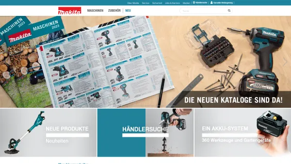 Website Screenshot: Makita Österreich - Startseite - Date: 2023-06-23 12:06:26