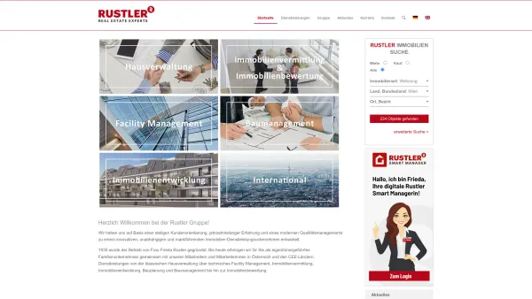 Website Screenshot: Rustler Immobilientreuhand GmbH die Makler - Ihre Experten für Immobilien - Rustler - Date: 2023-06-23 12:06:26