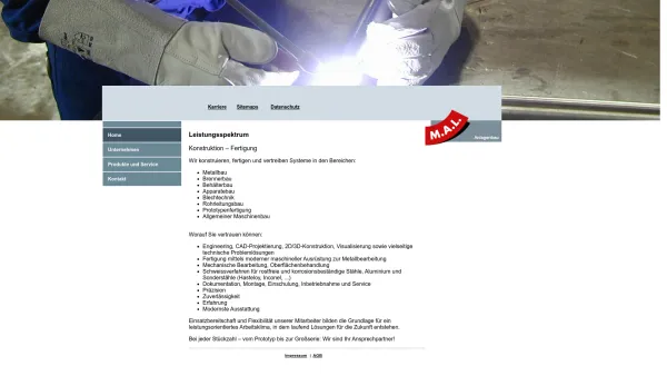 Website Screenshot: M.A.L. Umwelttechnik GmbH - M.A.L Anlagenbau - Date: 2023-06-14 10:38:18