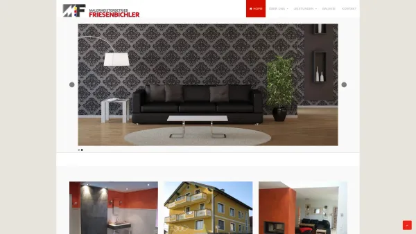 Website Screenshot: Friesenbichler 1 - Malermeister Friesenbichler KG - Ihr Maler nahe Weiz und Hartberg - Home - Date: 2023-06-23 12:06:27