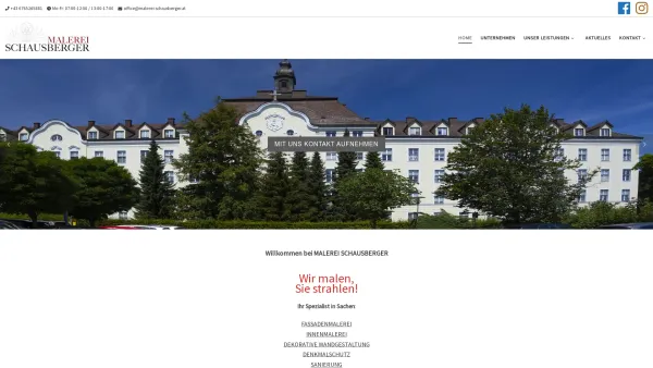 Website Screenshot: Malerei Eidenberger - Date: 2023-06-23 12:06:29