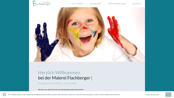 Website Screenshot: Malerei Flachberger - Malerei Flachberger - Malerei Flachberger - Date: 2023-06-14 10:43:39