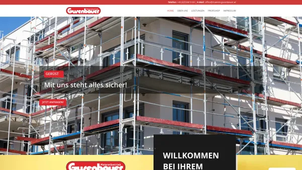 Website Screenshot: Malereibetrieb Johann Gusenbauer - Gusenbauer Malerei e.U. | Doris Gusenbauer - Date: 2023-06-23 12:06:29