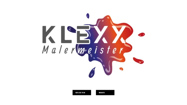 Website Screenshot: Malermeister KLEXX e.U. - Malermeister Klexx e.U. - Date: 2023-06-14 10:43:39