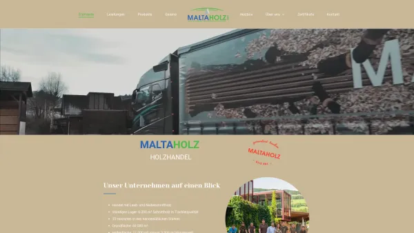 Website Screenshot: Maltaholz Holzverarbeitungs und Vertriebsgesellschaft Index - Holzhandlung MALTAHOLZ in Kärnten - Date: 2023-06-15 16:02:34