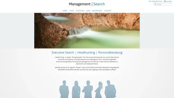Website Screenshot: Management Search Personalberatung - Executive Search | Headhunting | Personalberatung - Management Search - Anna Hanusch - Date: 2023-06-23 12:06:30