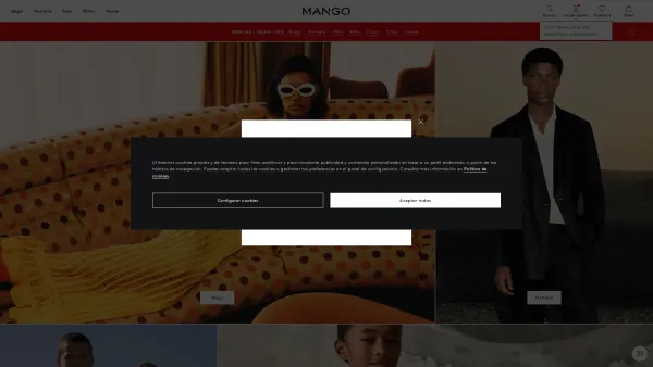 Website Screenshot: MANGO Fashion for the young urban woman - Mango España | Moda online - Date: 2023-06-23 12:06:32