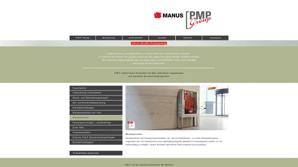 Website Screenshot: Manus Feuerlöschgeräte Produktions- und Vertriebs GesmbH - Manus - Date: 2023-06-14 10:38:18