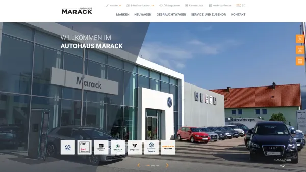 Website Screenshot: Autohaus J. Marack - Autohaus Marack GmbH - Date: 2023-06-23 12:06:32