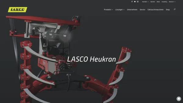 Website Screenshot: MARATON-Maschinenbau GmbH - Heukran - Hängedrehkran von LASCO - LASCO - Date: 2023-06-15 16:02:34