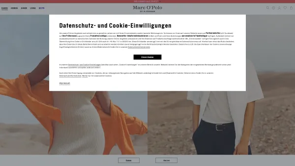 Website Screenshot: Mode Bekleidung Kleidung Marc OPolo - MARC O'POLO Online Shop: Damen-, Herren-, Kindermode & Heimtextilien | MARC O’POLO - Date: 2023-06-23 12:06:32
