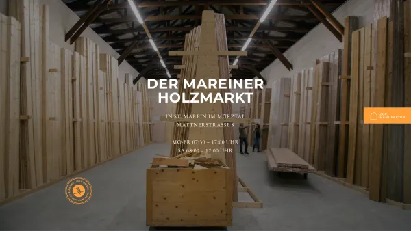 Website Screenshot: Die Säge St. Marei. Mzt. GmbH Mareiner Holzmarkt - Mareiner Holzmarkt - Date: 2023-06-14 10:43:41