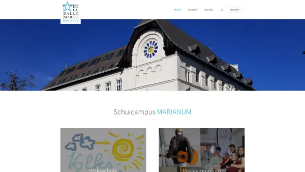 Website Screenshot: der Volksschule Marianum - HOME - Schulverein De La Salle - Marianum - Date: 2023-06-23 12:06:35