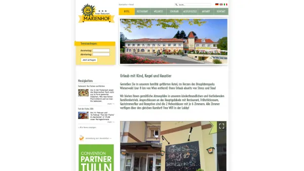 Website Screenshot: Bauer Co. Marienhof Wien - Hotel Marienhof Wien - Hotel - Date: 2023-06-14 10:43:41
