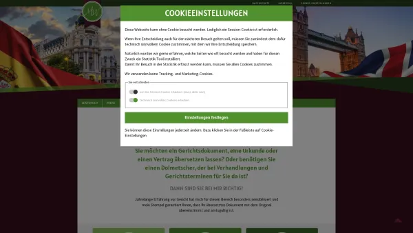 Website Screenshot: der Sprachwerker e.U. - Gerichtsdolmetscher für Englisch und Spanisch in Graz - Date: 2023-06-26 10:26:33