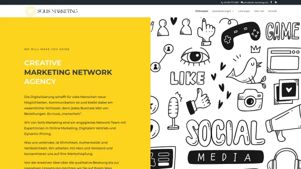 Website Screenshot: Karoline Marketing Partner Consulting Services - Creative Marketing Network Agency | Solis Marketing - Date: 2023-06-23 12:06:35