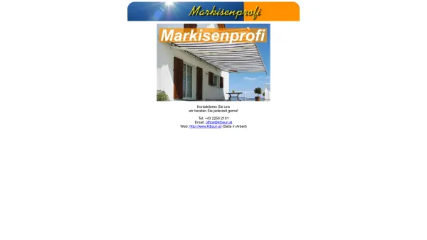 Website Screenshot: Markisenprofi - Markisenprofi - Date: 2023-06-14 10:43:42