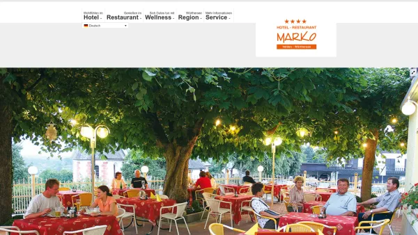 Website Screenshot: Hotel-Restaurant Marko - Marko Velden - Das Hotel an der Sonnenseite des Wörtersees - Date: 2023-06-23 12:06:35
