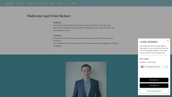 Website Screenshot: Markus Posch - Moderator und Freier Redner | Markus Posch - Date: 2023-06-26 10:26:33