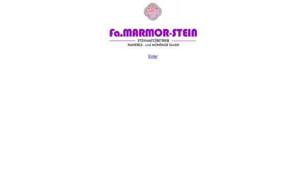 Website Screenshot: MARMOR-Stein - Handels und Montage GmbH - Enter - Date: 2023-06-23 12:06:38