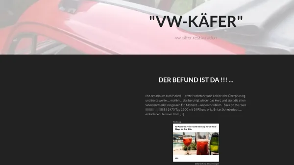 Website Screenshot: M-TRADING MAROLD AUSTRIA - "vw-käfer" | vw käfer restauration - Date: 2023-06-23 12:06:38
