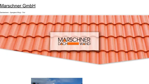 Website Screenshot: Marschner Ges.m.b.H - Home - Marschner GmbH - Date: 2023-06-23 12:06:38