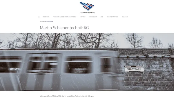 Website Screenshot: Martin Schienentechnik MartSchienentechnik KEG - Martin Schienentechnik KG - Date: 2023-06-23 12:06:38